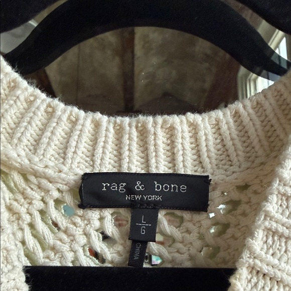 Rag & Bone Cream Sweater Vest - Picture 2 of 3